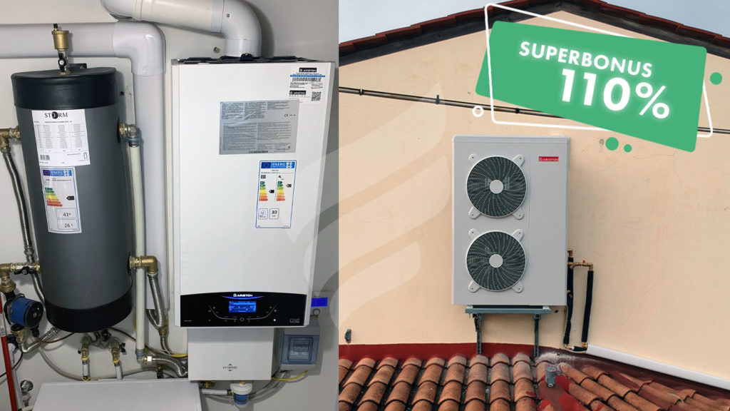 Pompa di calore ibrida